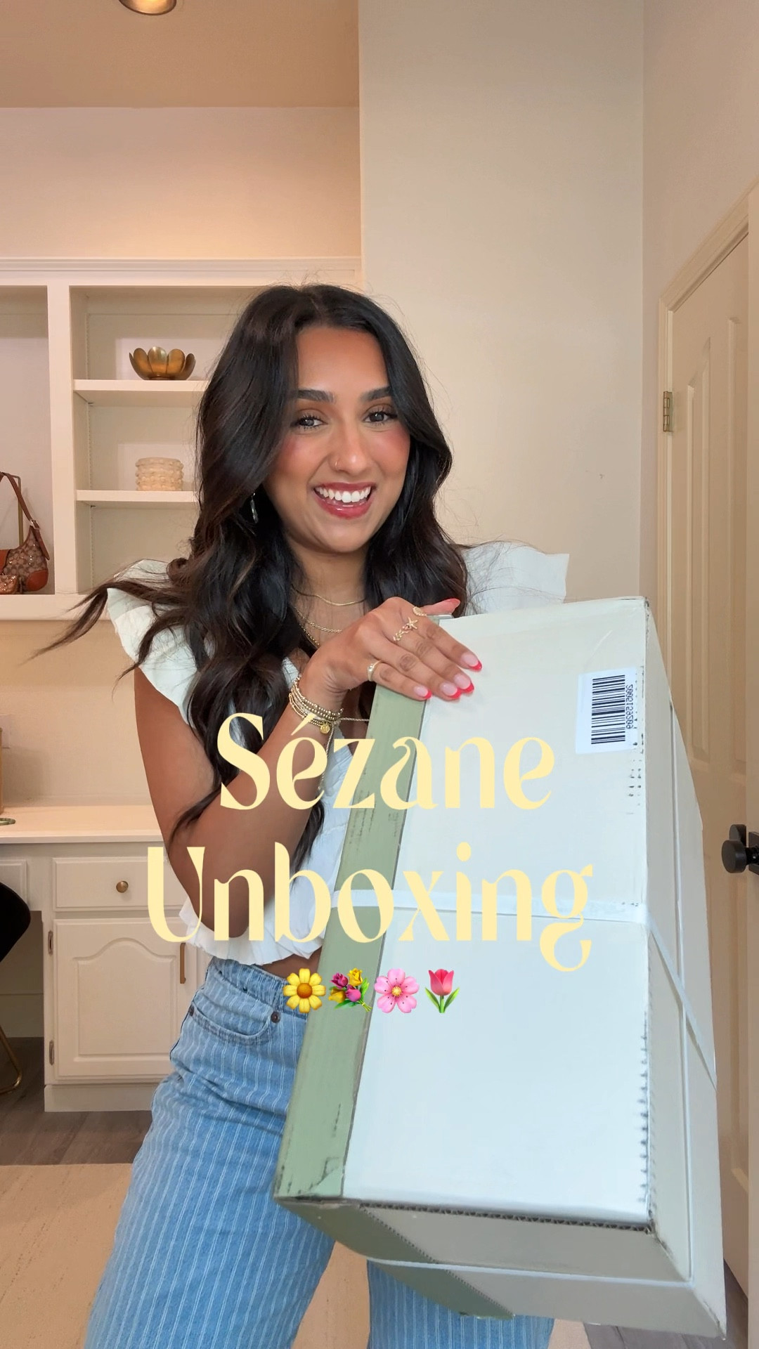 New sezane bag!!🌼🌸 obsessed is an understatement!!