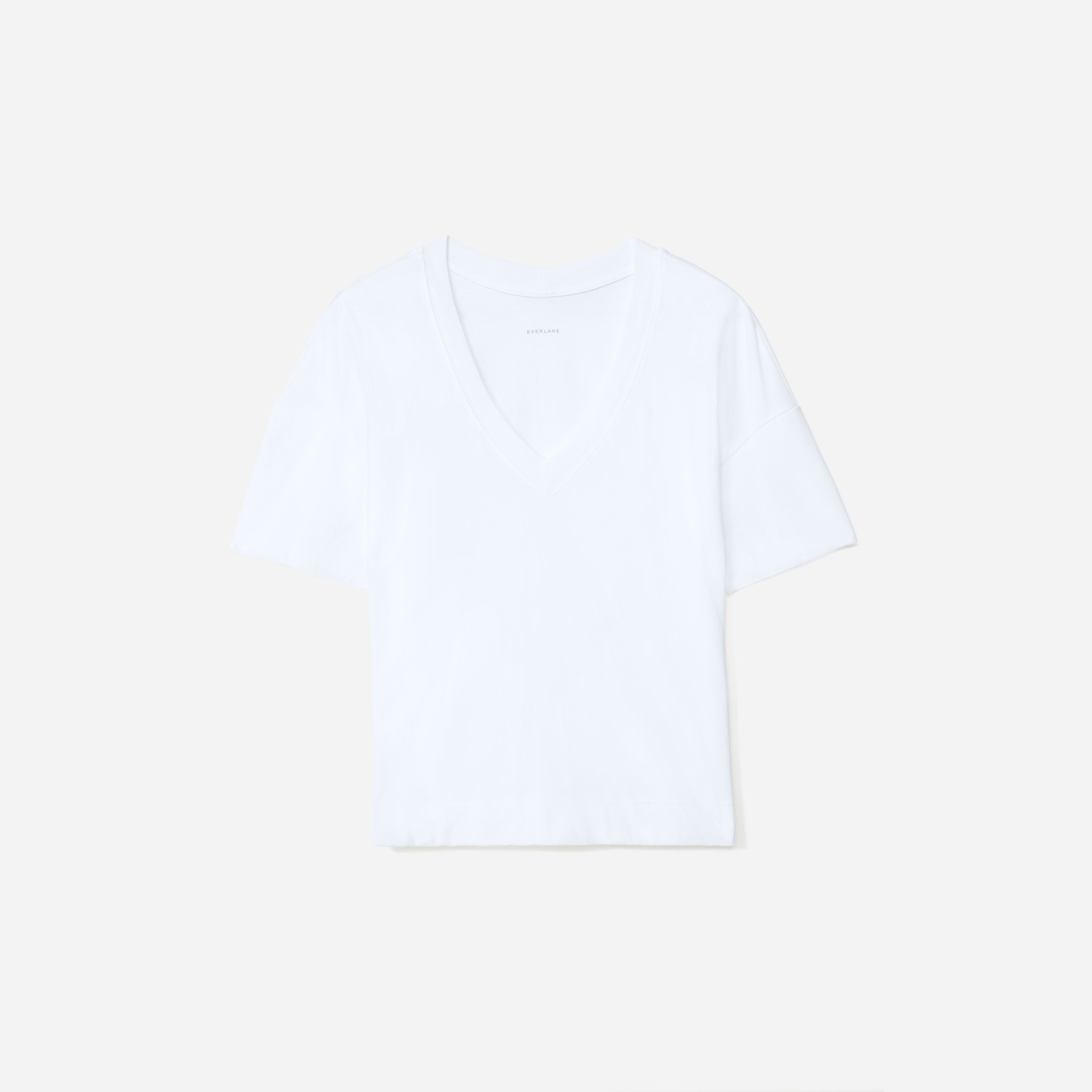 The Organic Cotton Slouchy V-Neck | Everlane