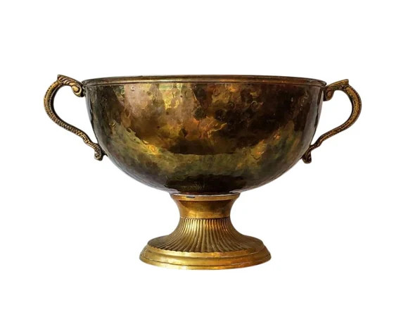 Vintage Neoclassical Style Hammered Brass Medici Urn Trophy | Etsy | Etsy (US)