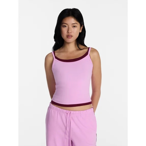 No Boundaries Sleepwear Double Cami, Women’s and Women’s Plus XXS-3X | Walmart (US)
