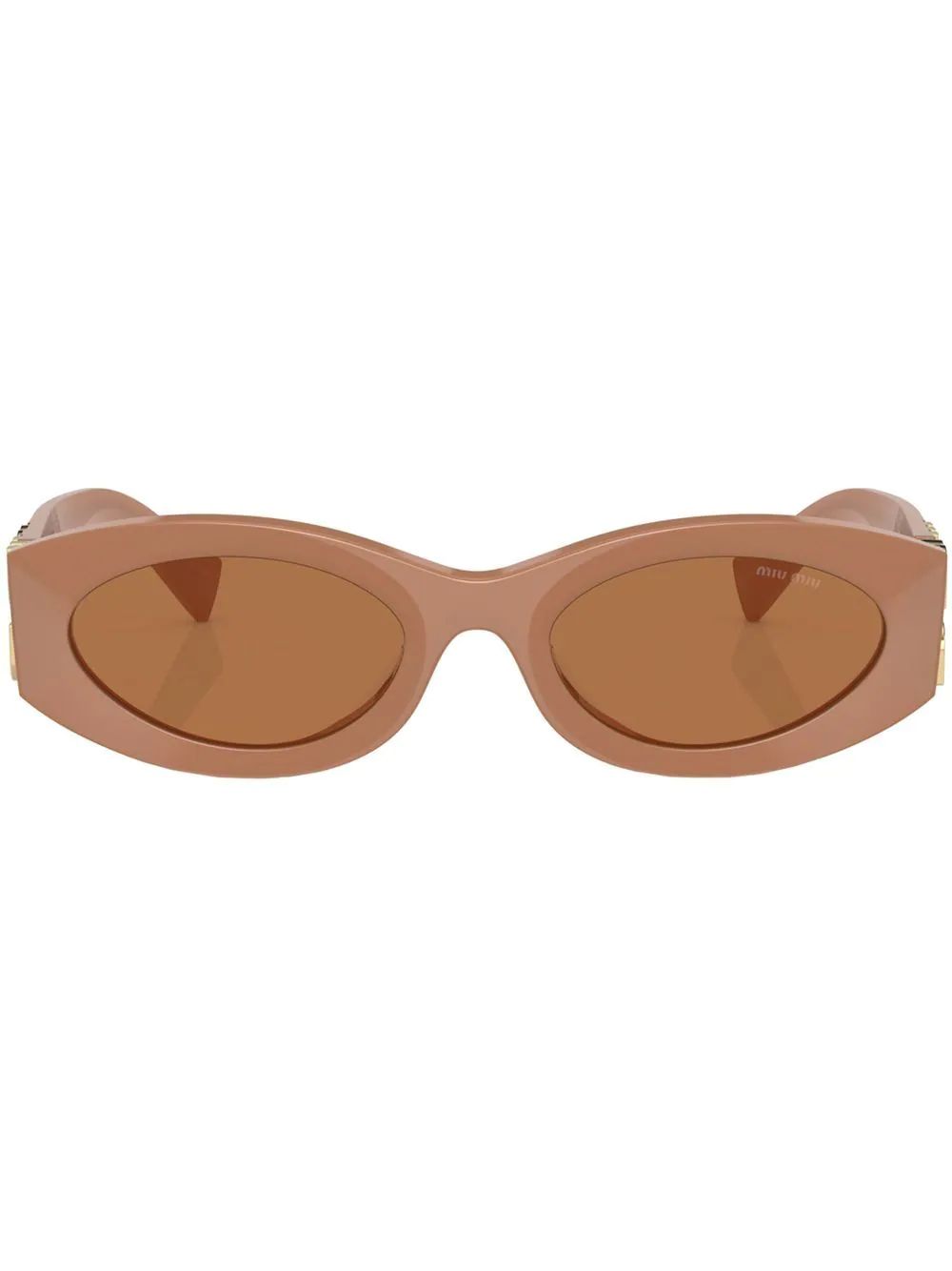 Miu Miu Eyewear Occhiali Da Sole Glimpse Ovali - Farfetch | Farfetch Global