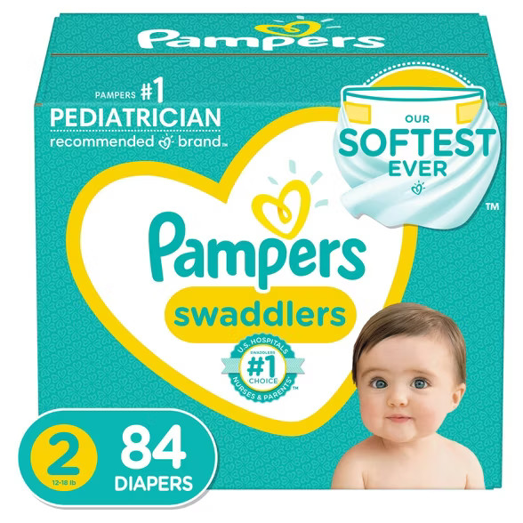 Pampers Swaddlers Disposable Diapers - (Select Size and Count) | Target