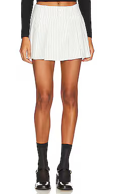 Cristina Mini Skirt in White Multi | Revolve Clothing (Global)