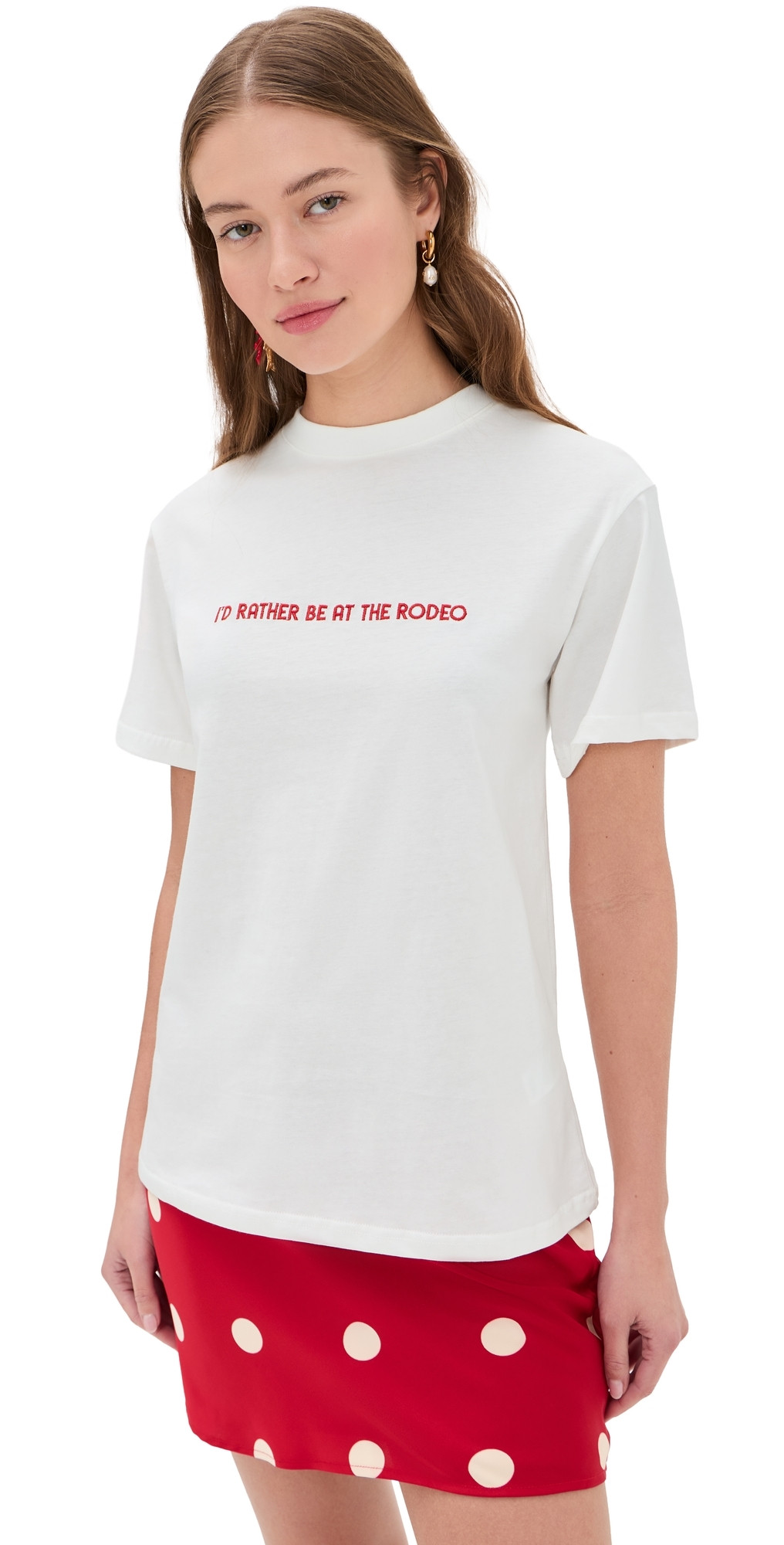 Never Fully Dressed White Rodeo T-Shirt White S | Shopbop