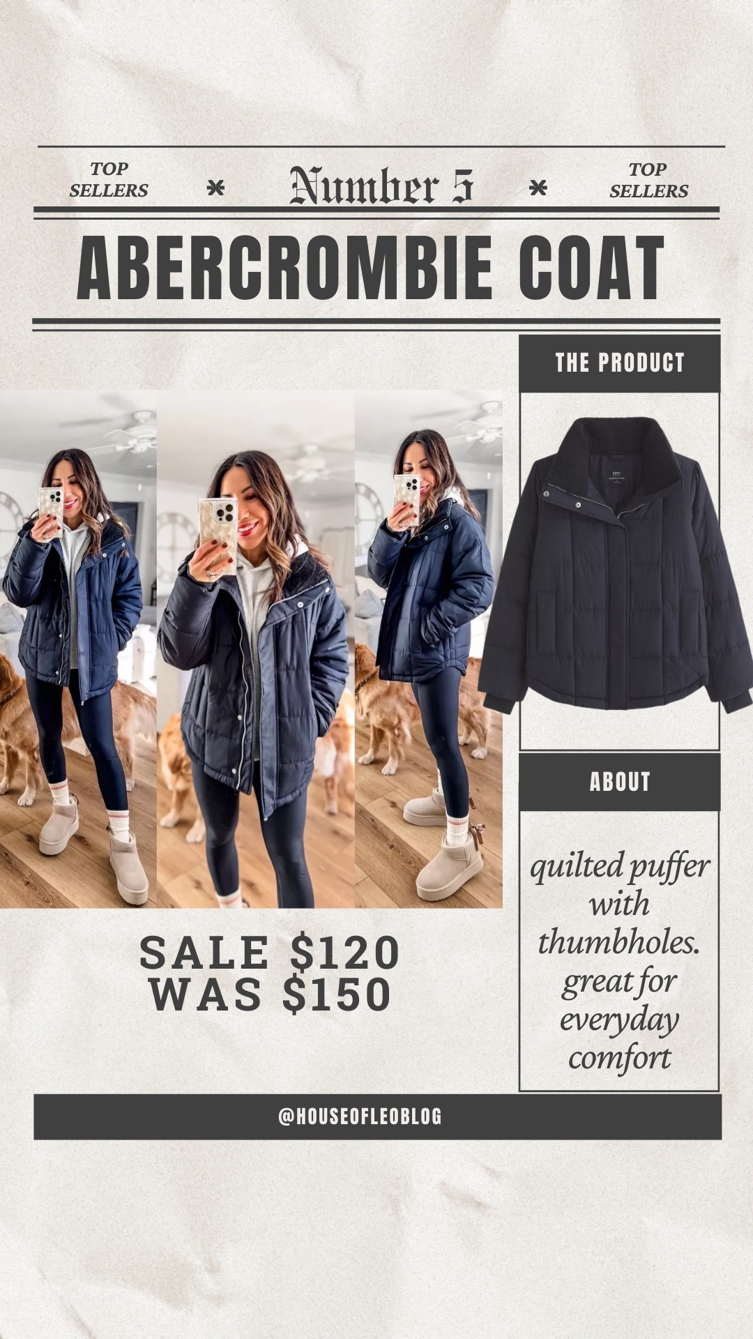 Wearing small winter coat, Abercrombie coat, puffer coat, Quilted coat

#LTKOver40 #LTKSaleAlert