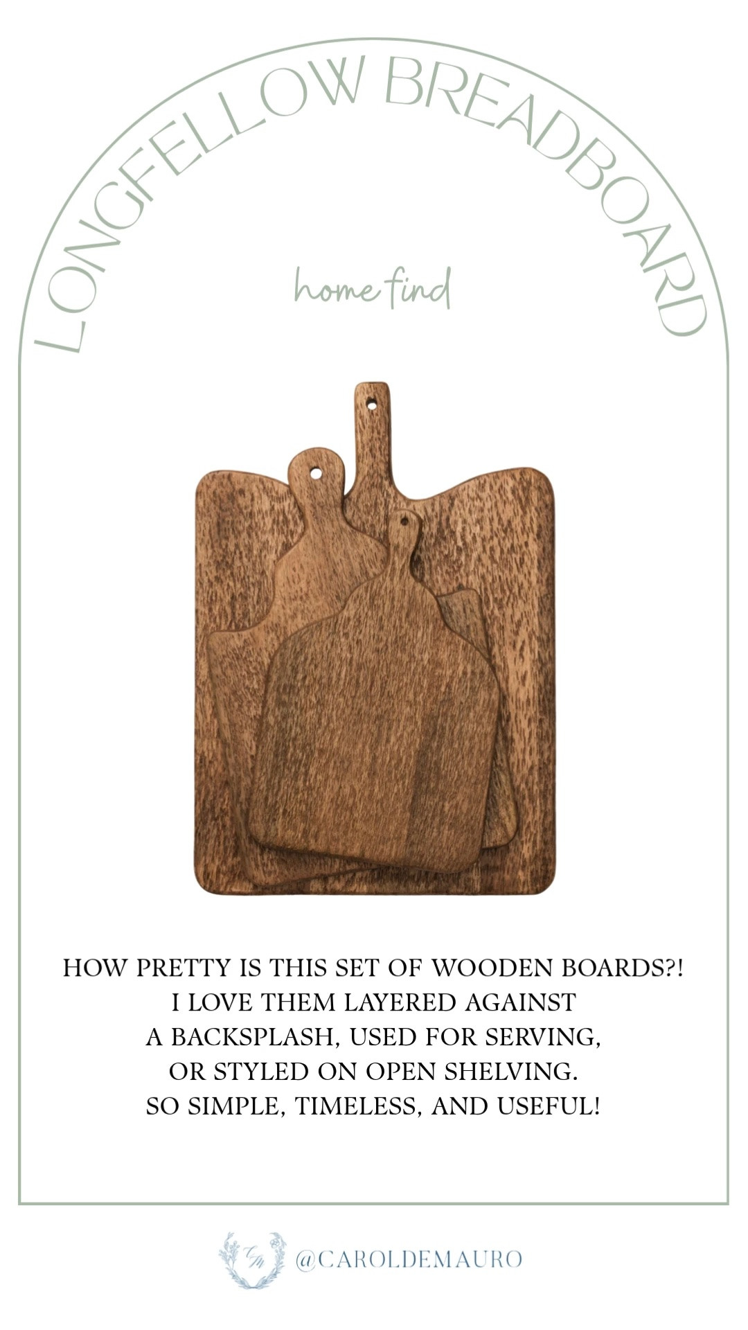 longfellow breadboard, kitchen find, wooden kitchen boards, mcgee, kitchen must have, wooden aesthetic, modern farmhouse

#LTKHome #LTKfoodie #LTKU