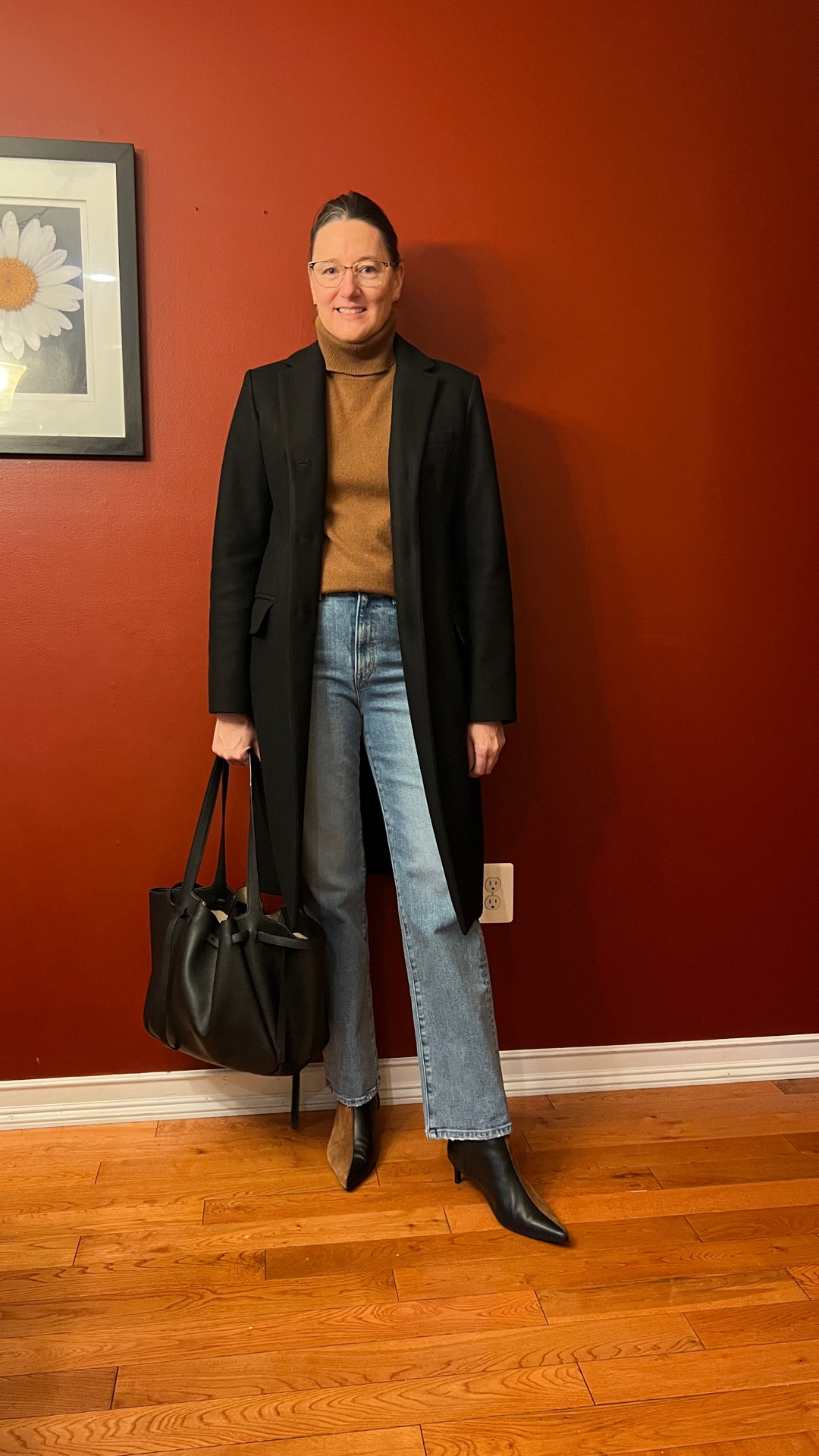 Nothing says Monday like black, brown and denim. These boots are one of my very favs. A coworker actually thought I was wearing two different pairs when he saw them from the side. 🤣 #whatiworetowork #workattire #ootd #workstyle #casualworkwear

#LTKootd #LTKOver40 #LTKWorkwear