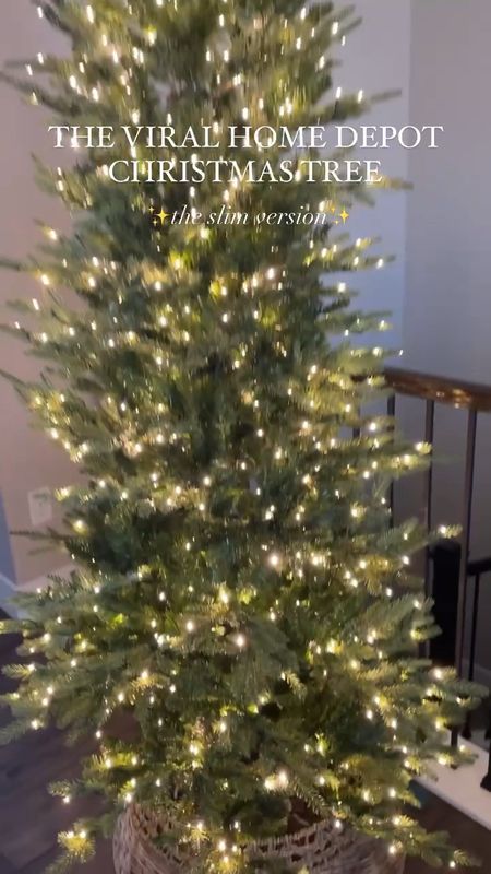 It’s the twinkle ✨🎄✨ for me.
…
Our tree died last year, so it was a sign from the universe. So happy with it! The lights are true white or multi colored and it comes with a remote 🤯 I bought the 7.5’ slim. 
…

#slimchristmastree #viralchristmastree #prelitchristmastree #holidaydecorating #viralhomedepottree #christmastrees #christmasideas #christmasspirit #christmasmood #christmasdecor #homedepot #christmasreel Sale

#LTKHoliday #LTKHolidaySale #LTKVideo