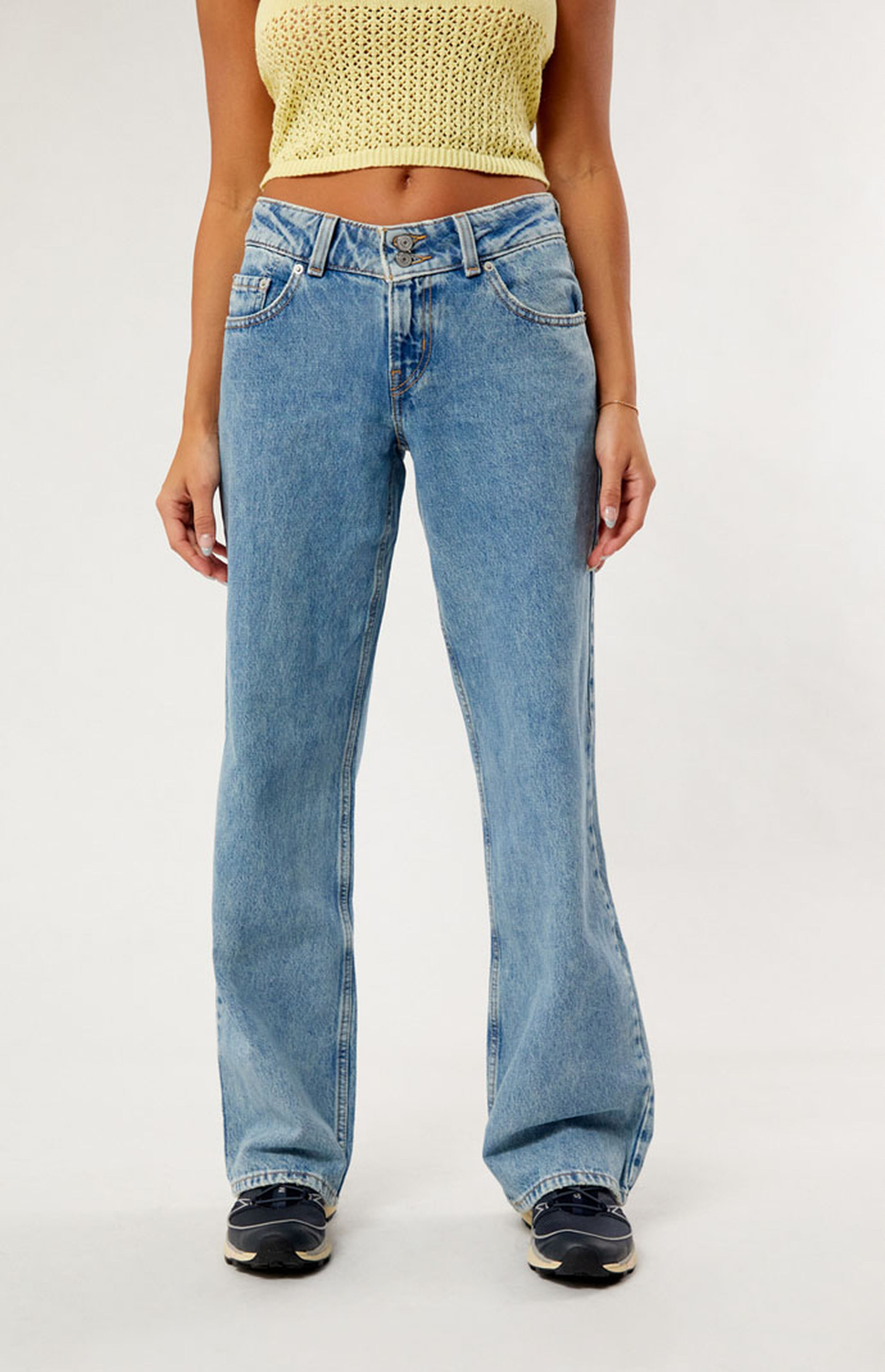 Levi's Light Indigo Superlow Flare Jeans | PacSun