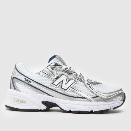 Kids Youth White & Navy New Balance 740 Trainers | schuh | Schuh