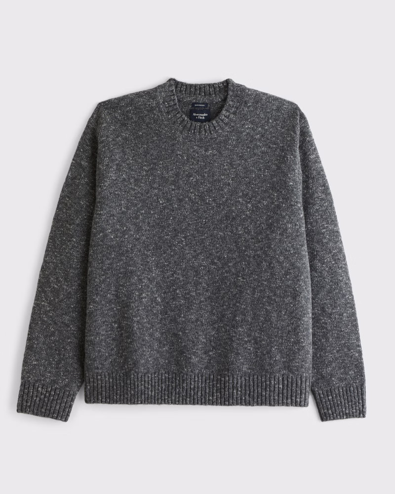 Men's Cozy Crew Sweater | Men's Tops | Abercrombie.com | Abercrombie & Fitch (US)