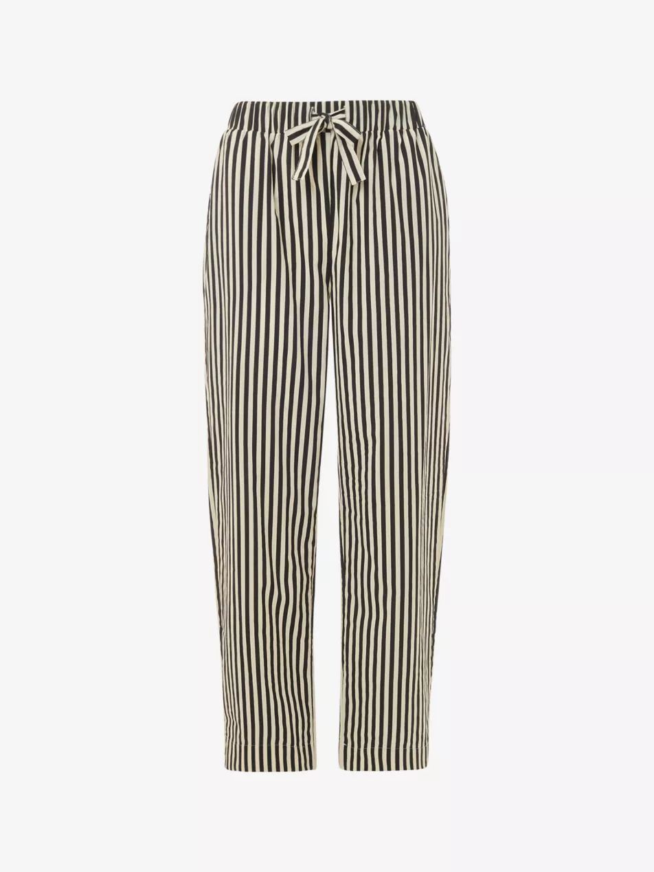 Stripe-print relaxed-fit cotton pyjama bottoms | Selfridges