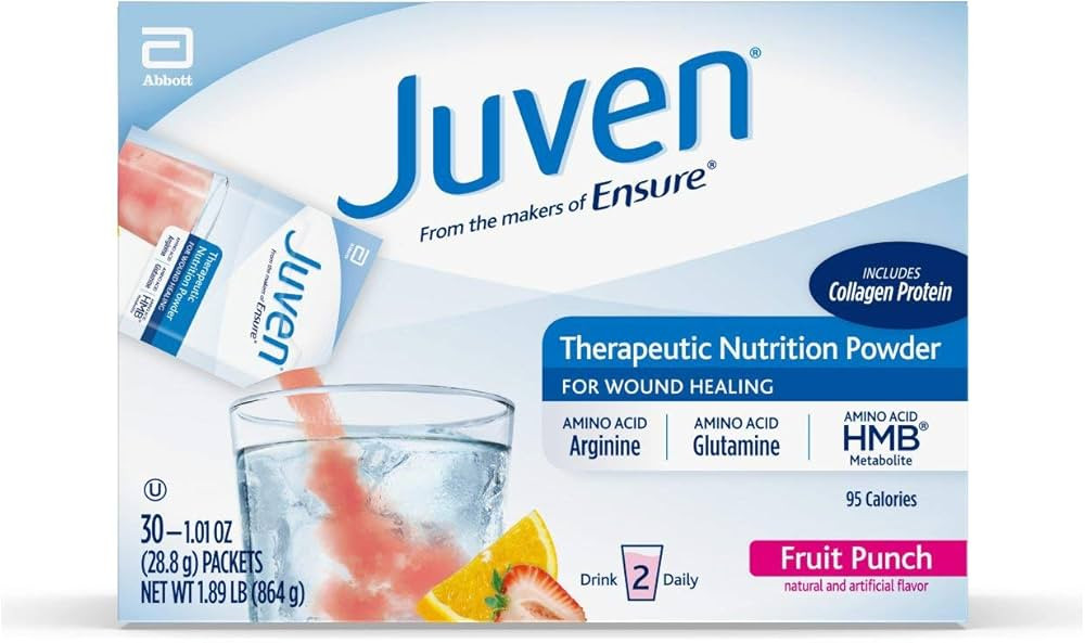 Juven Therapeutic Nutrition Drink Mix Powder for Wound Healing Support, Includes Collagen Protein... | Amazon (US)