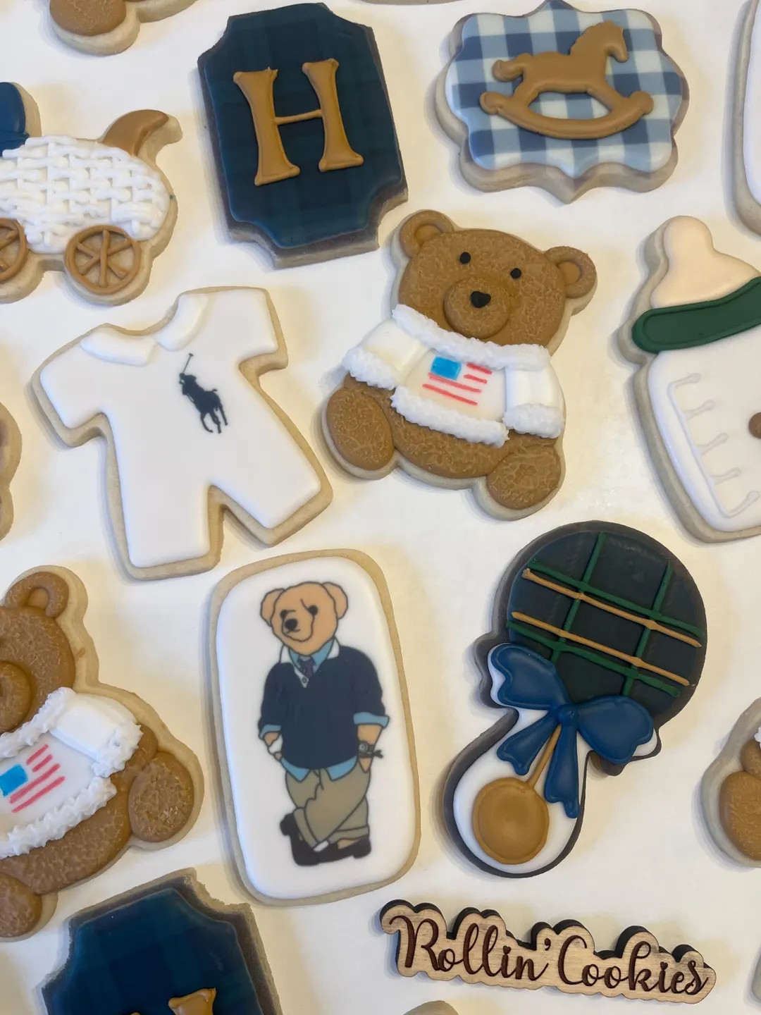 Polo Bear Sugar Cookie One Dozen - Etsy | Etsy (US)