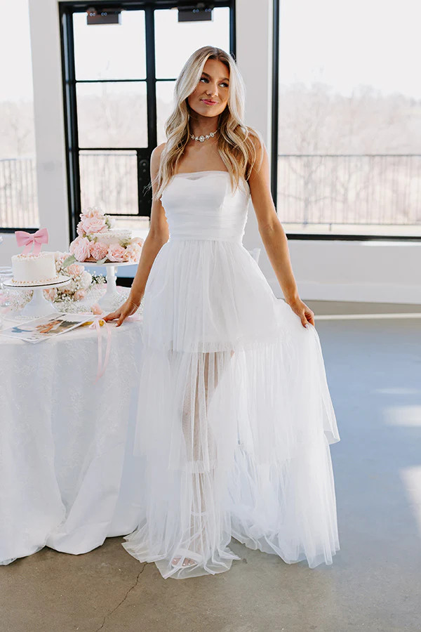 First Kiss Moment Tiered Maxi Dress | Impressions Online Boutique