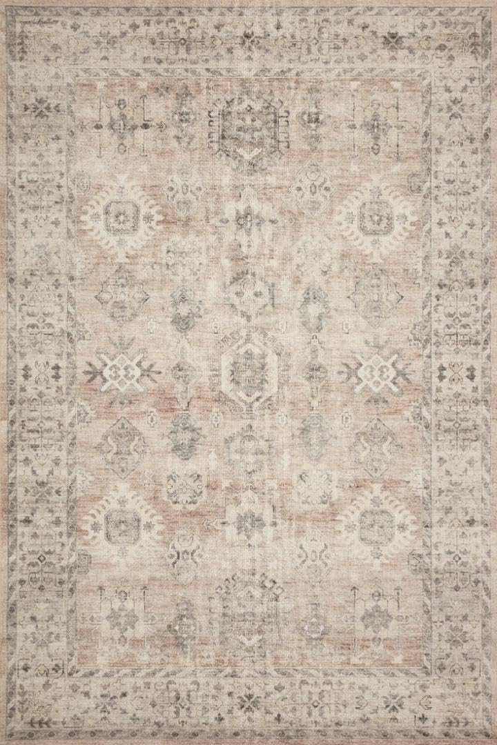 Loloi II Hathaway Collection HTH-03 Java / Multi 7'-6" x 9'-6", .25" Thick, Area Rug, Soft, Durab... | Amazon (US)