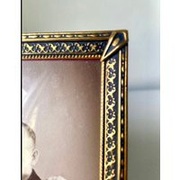 Vintage Gold Colored Metal Picture Frame | Etsy (US)