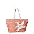 Time and Tru Women's Beach Tote with Rope Handles | Walmart (US)