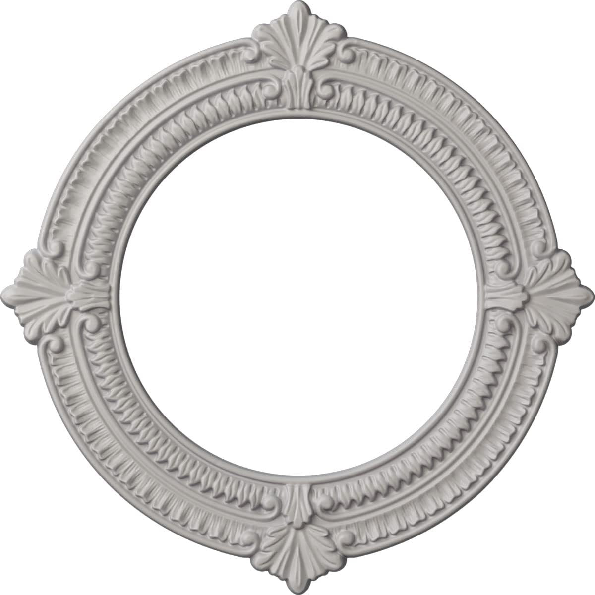 Ekena Millwork CM13BNUWF Benson Ceiling Medallion, 13 1/8"OD x 8"ID x 5/8"P (Fits Canopies up to ... | Amazon (US)