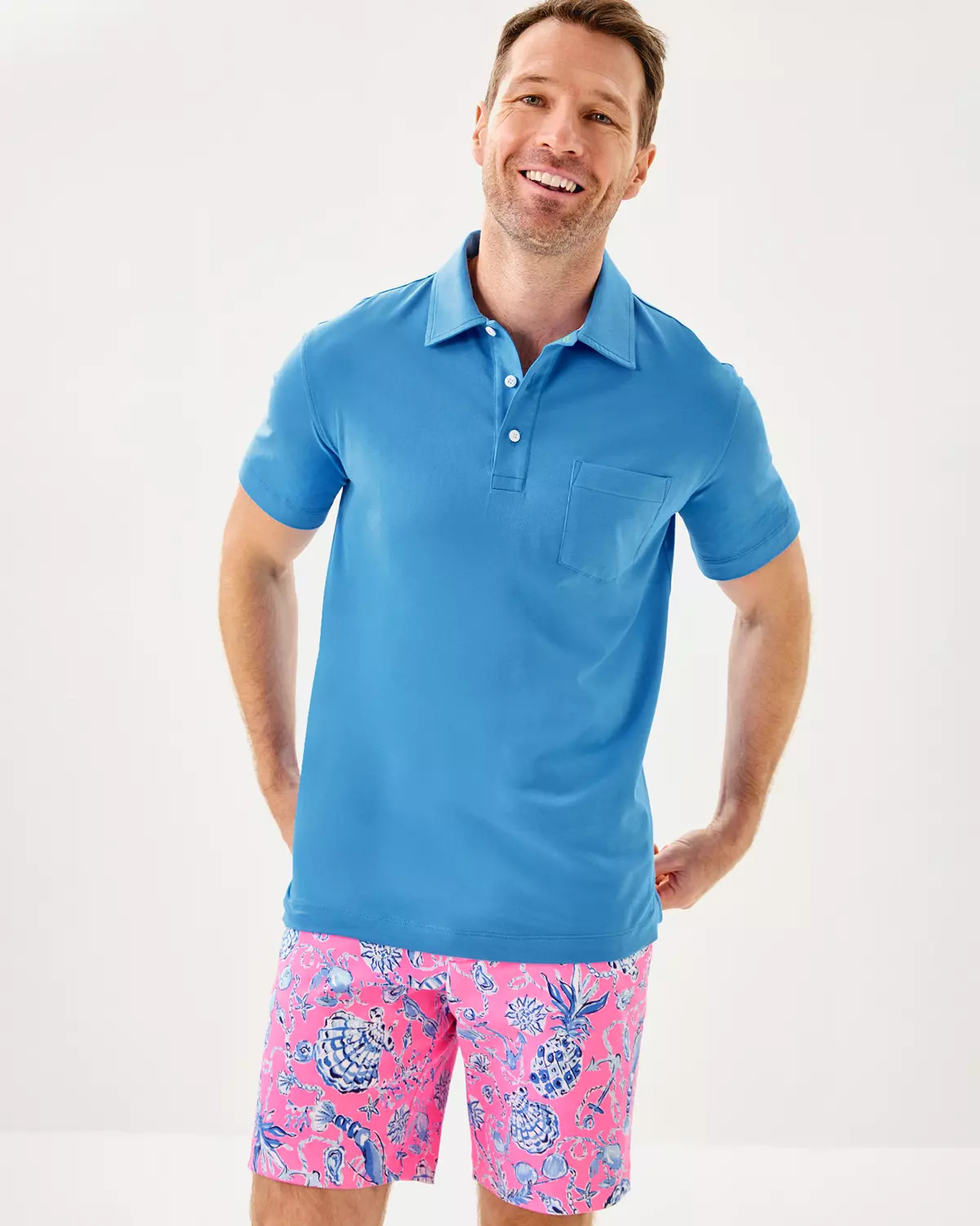 Men's Stuff Aarons Polo | Lilly Pulitzer