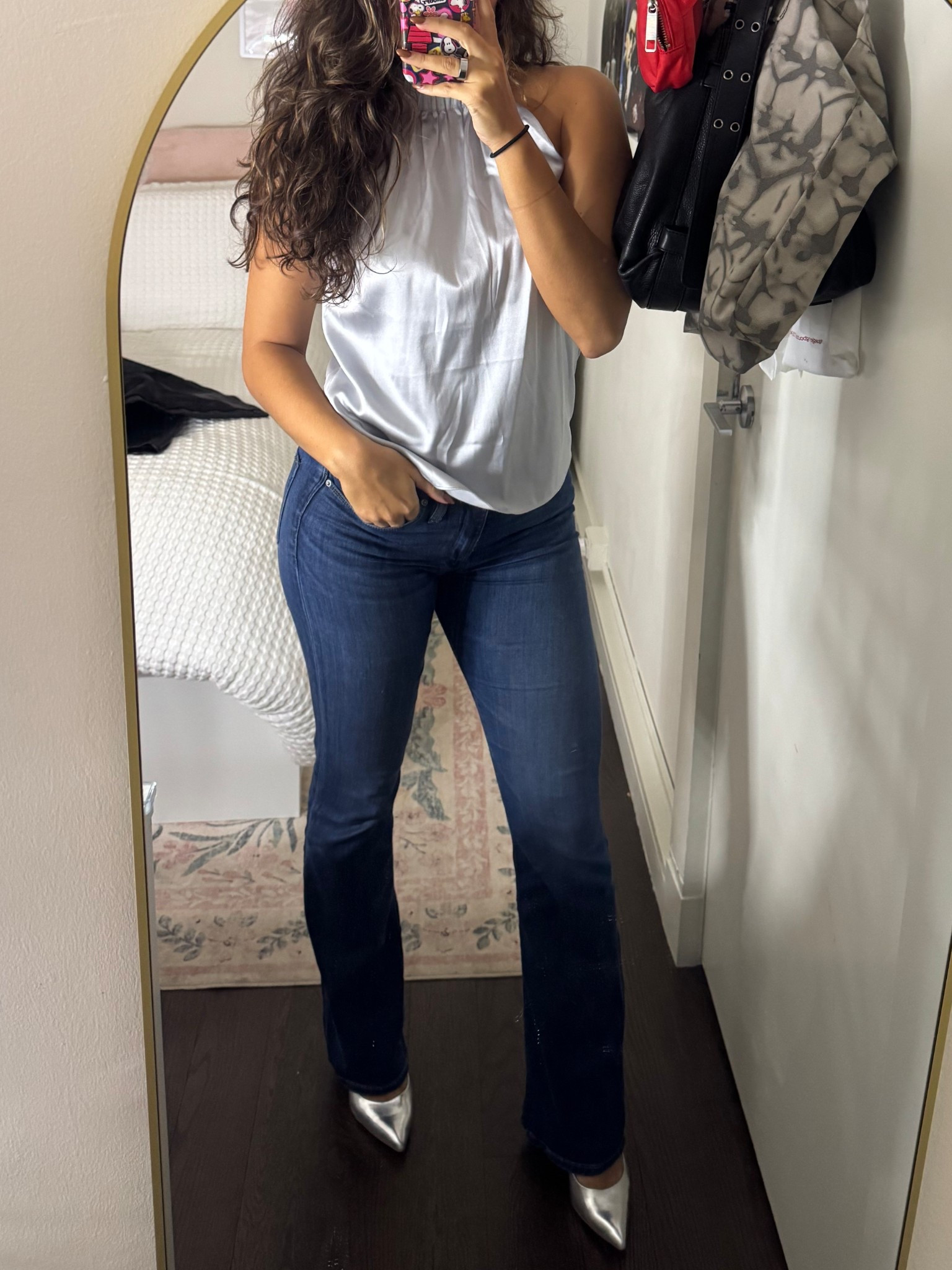 dinner 🩶 top - hand me down (similar tagged), jeans - Hudson (got at Nordstrom rack) shoes - Aldo 


#LTKgrwm #LTKHoliday #LTKootd