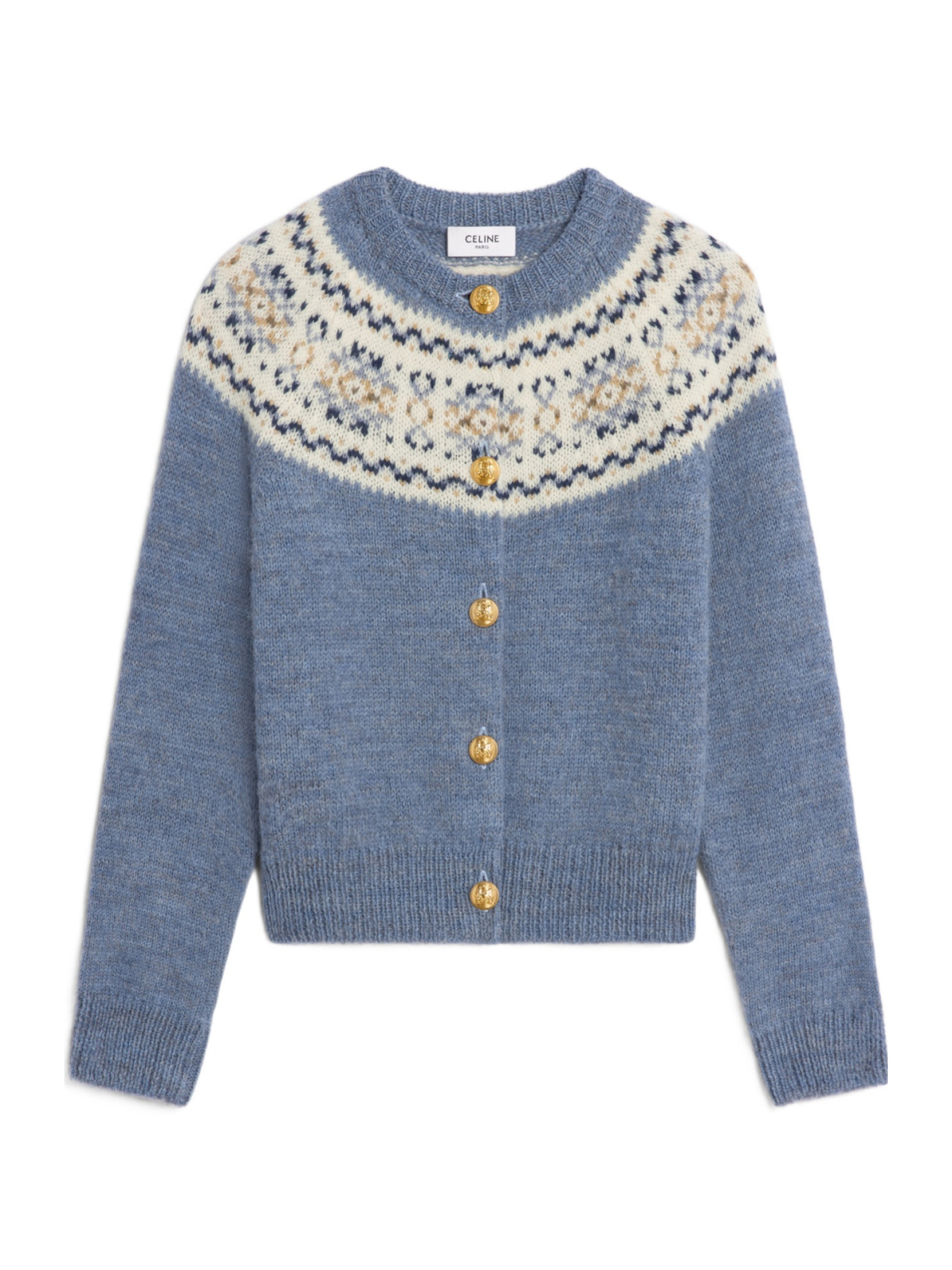 Long-sleeved wool cardigan | Senser US