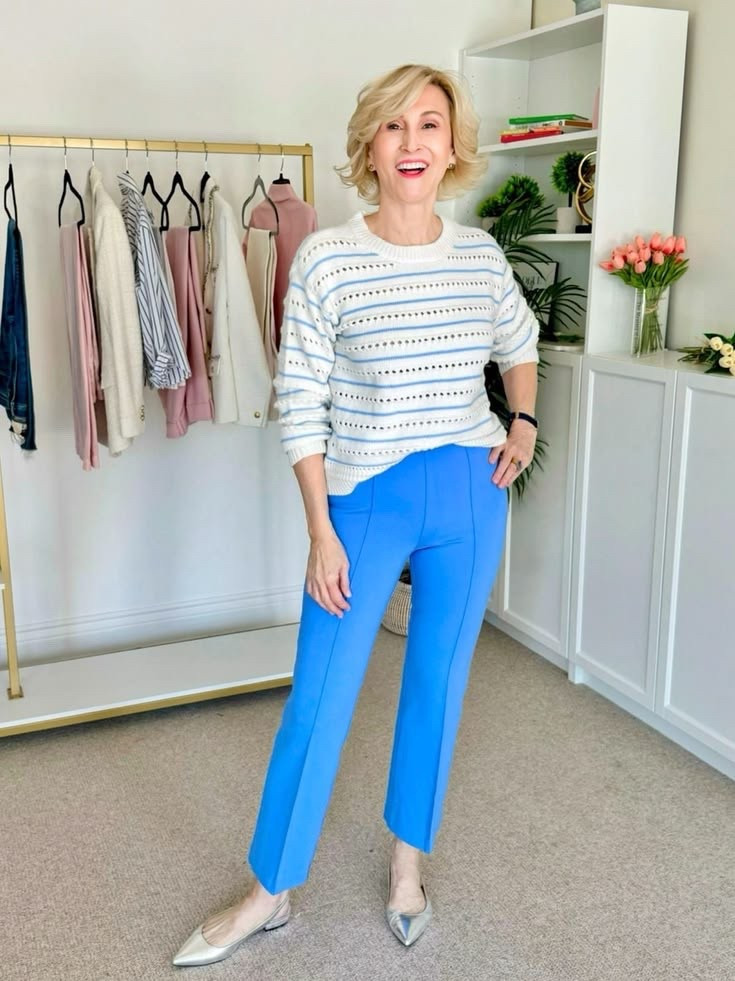 Some outfits just feel like an easy win from the moment you put them on 🤍

This open knit sweater from Ann Taylor paired with blue Spanx pants is my kind of comfort-meets-polished combo. Add in silver ballet flats and it instantly feels a little more pulled together without trying too hard.

It’s simple, effortless, and exactly what I reach for on those “I want to look nice but still feel like me” days ✨


#LTKootd #LTKOver40 #LTKSeasonal