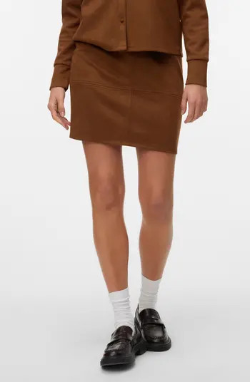 VERO MODA Faux Suede Miniskirt | Nordstrom | Nordstrom