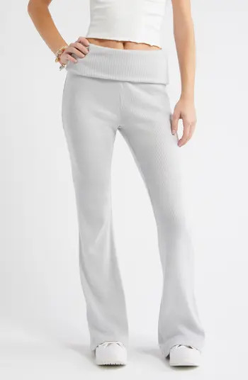 Fleece Detail Off the Shoulder Sweatshirt | Nordstrom