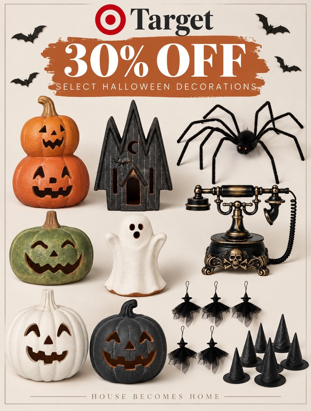 Target sale! 30% off select Halloween decorations!