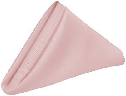 Your Chair Covers - 20 Inch Square Premium Polyester Cloth Napkins 10 Pack - Blush, Oversized, Do... | Amazon (US)