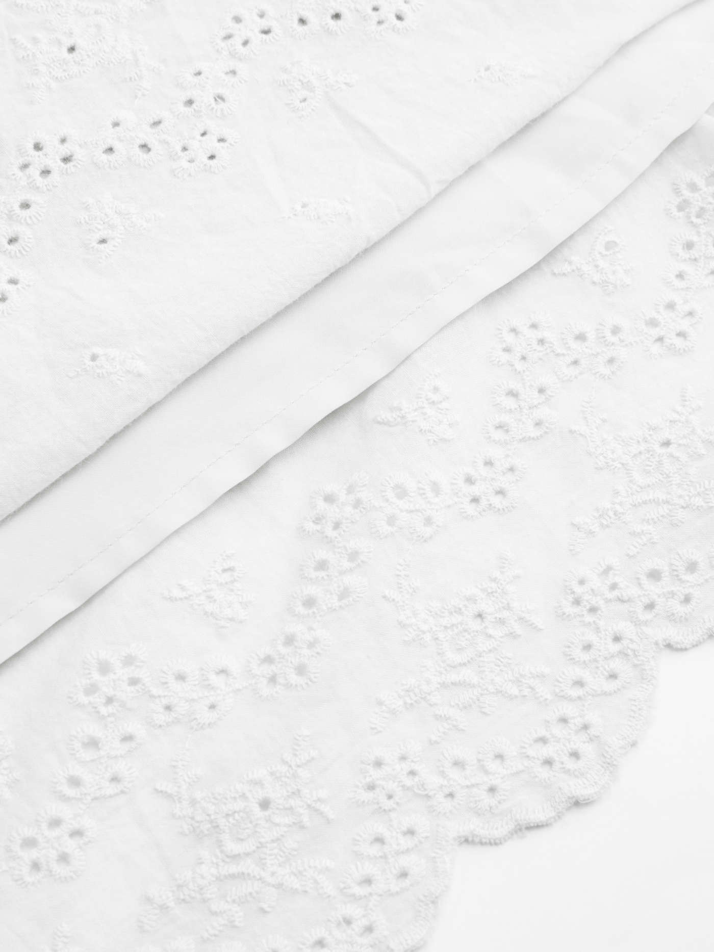 100% Cotton Square Neck Babydoll Ruffle Knotted Mini Dress | Cider