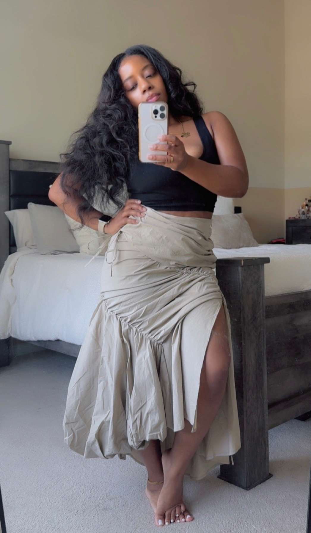 This skirt is the perfect addition to a quick, effective outfit this summer. You can pair it with a tee, a tank, a tube, anything… same for shoes. Sneakers, heels, slides, sandals will also work well here.

#LTKootd #LTKgrwm #LTKdayinmylife
