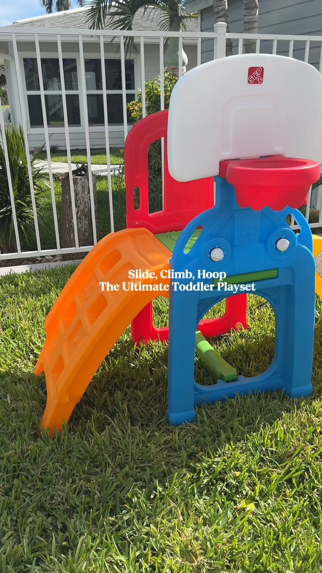 Toddler Backyard Must-Have: Indoor or Outdoor Fun! Slide, Climb, Hoop — All in One Playset

#LTKFamily #LTKKids #LTKHome