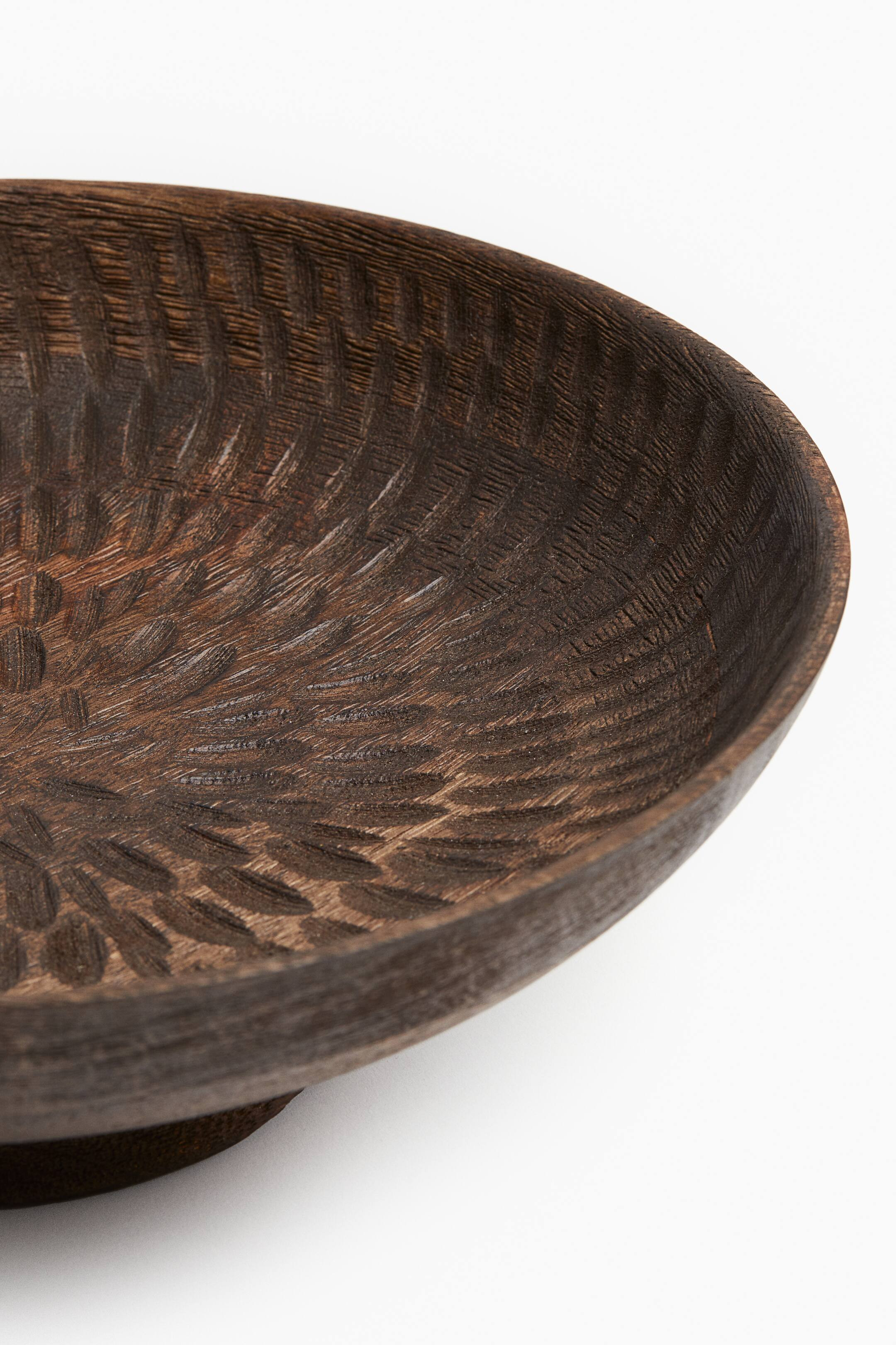 Mango Wood Serving Bowl - Dark brown - Home All | H&M US | H&M (US + CA)