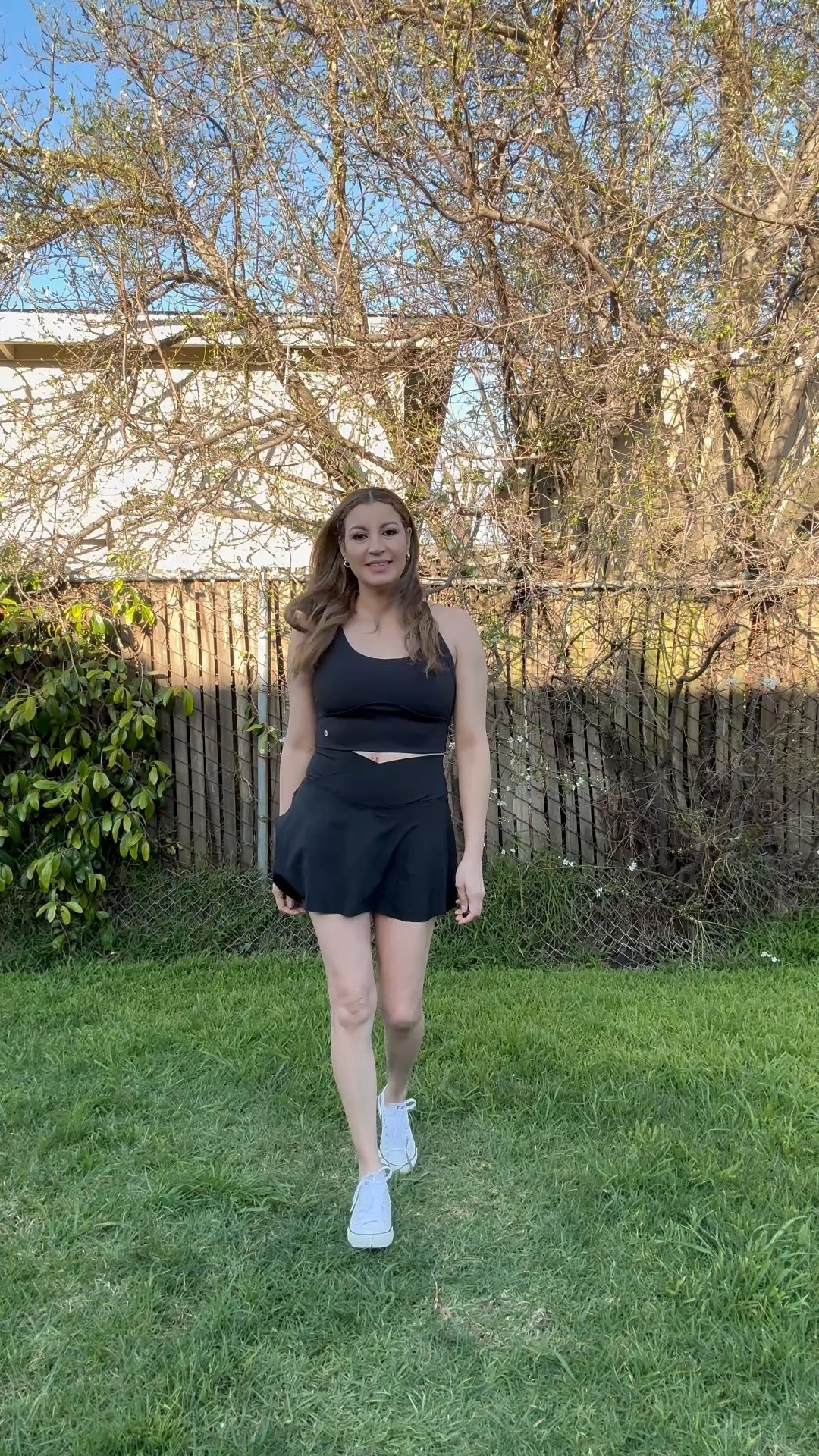 Everyday Softlyzero™ Airy Crossover 2-in-1 Side Pocket Cool Touch Mini Tennis Skirt-Lucid-UPF50+
Color:black 
Size:M Regular .

Softlyzero™ Airy Square Neck Backless Crisscross Cropped Cool Touch Yoga Tank Top-UPF50+
Color:black 
Size:M  Regular 




#LTKMidsize #LTKWorkwear #LTKActive