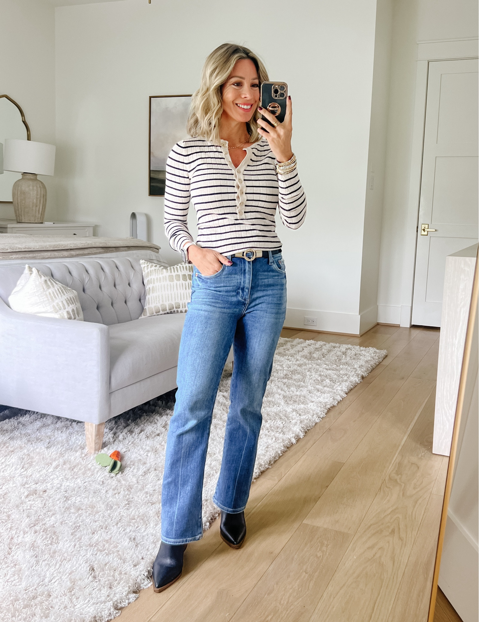 OOTD 

Target Henley | XS, runs slightly small, size up in between sizes

Pistola jeans | 25 fits TTS

#LTKStyleTip #LTKFindsUnder50 #LTKFindsUnder100