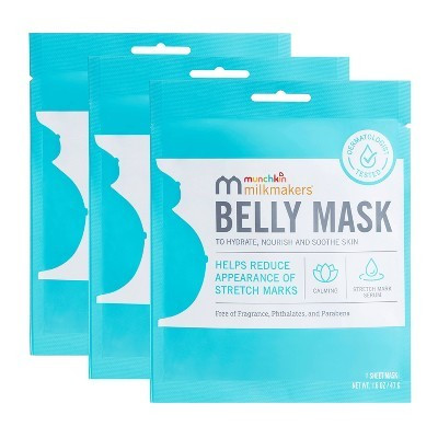 Munchkin Milkmakers 3pk Belly Mask for Pregnancy Skin Care & Stretch Marks | Target