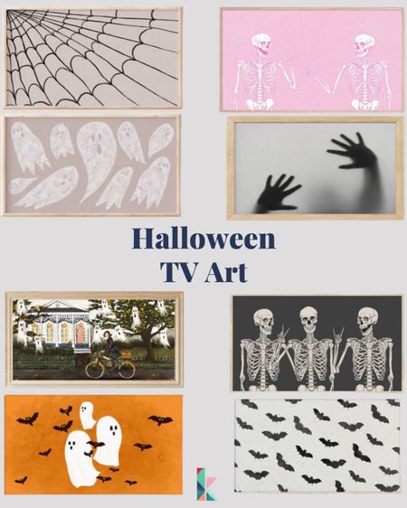 These Halloween TV art prints are guaranteed to make your space a little bit spookier! 👻 #halloweendecor #halloween2023 #tvart #halloweenart 

#LTKHalloween #LTKSeasonal #LTKhome