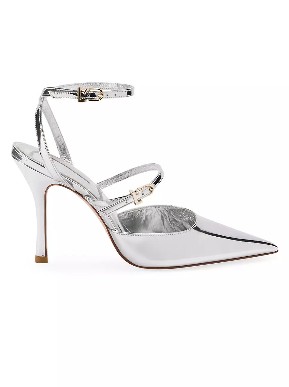Kris 95MM Pointed-Toe Mirrored Pumps | Saks Fifth Avenue