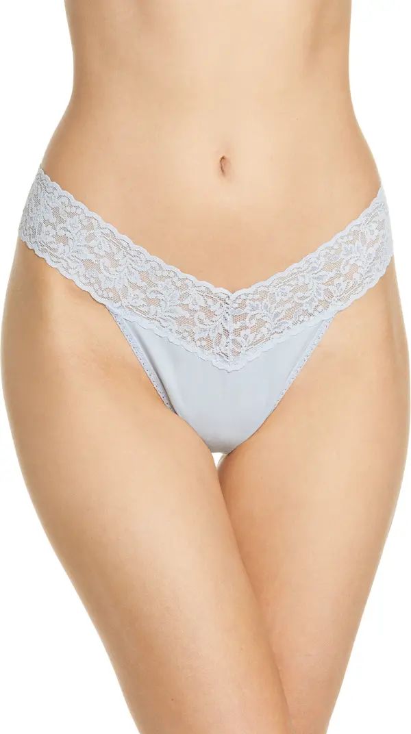 Stretch Cotton Original Rise Thong | Nordstrom