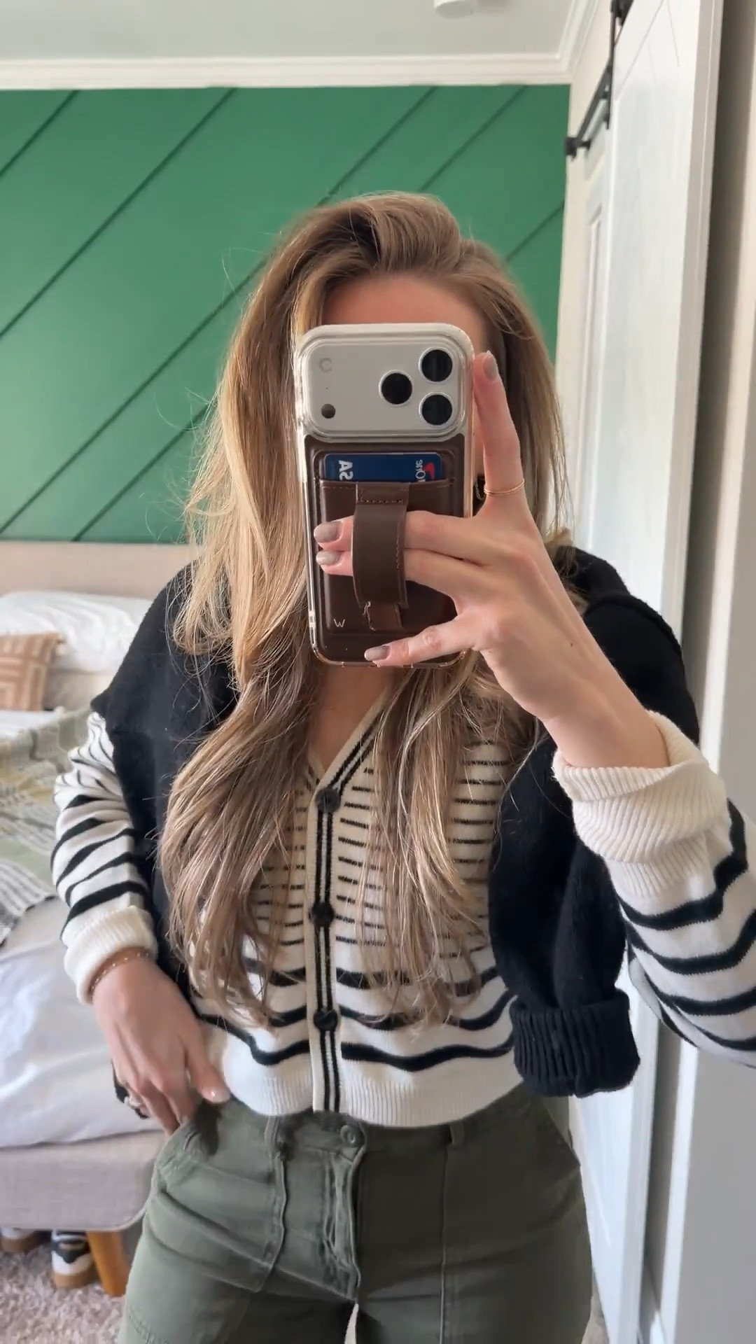 Striped cardigan: small
Knit sweater: medium
Converse: run tts
Pants are old from American eagle, but linking similar styles 

ootd / winter outfit / wfh outfit / casual style / elevated basics / for her / Heather Blair 

#LTKgrwm #LTKootd #LTKWorkwear