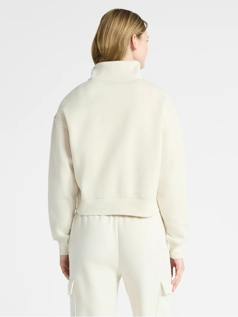 No Boundaries Fleece Half Zip Pullover, Women's | Walmart (US)