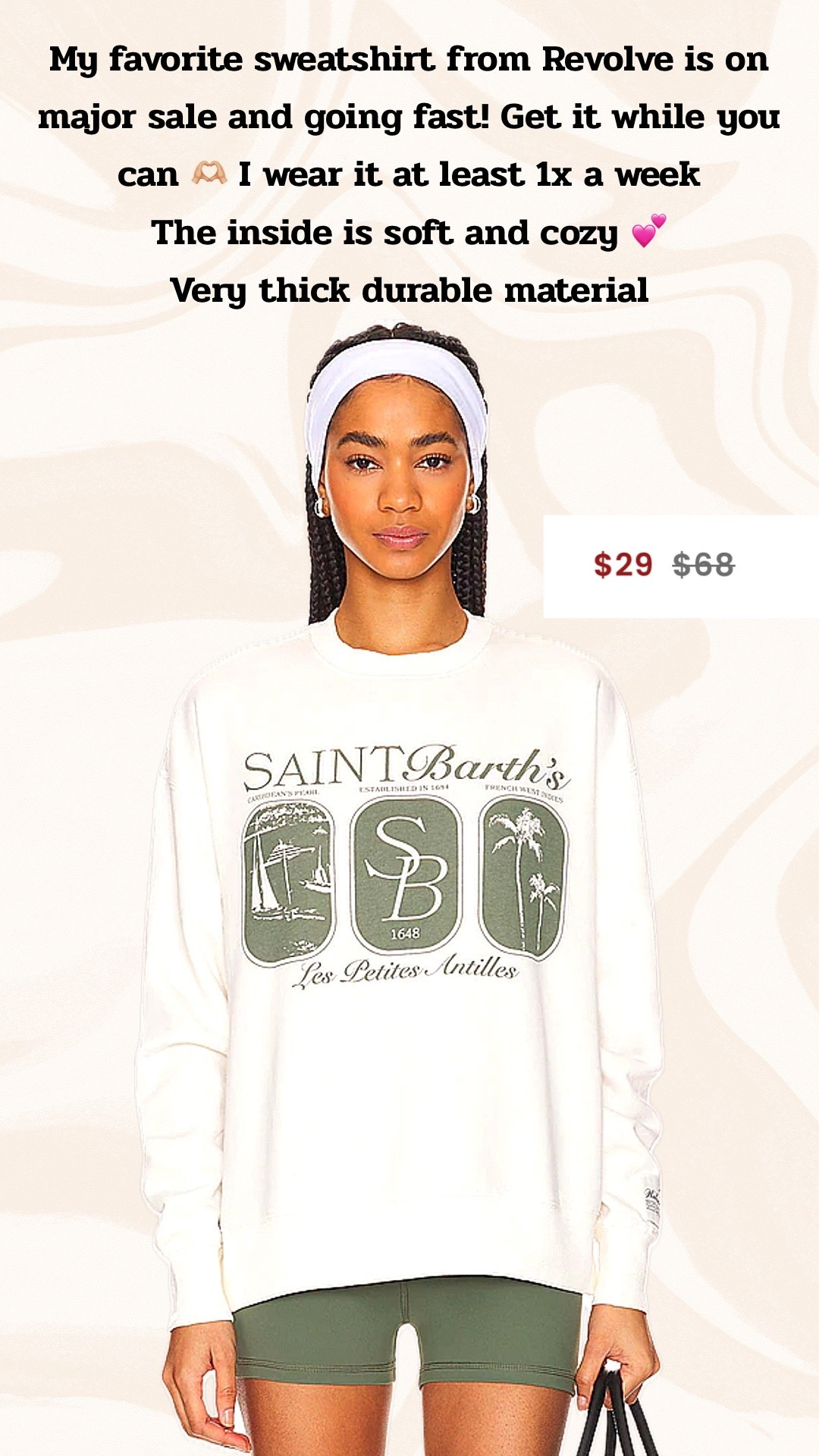 My fave sweatshirt is half price and on sale! I wear this in a Size L and it fits perfectly a little oversized and cozy 

#LTKSaleAlert #LTKStyleTip #LTKFindsUnder50