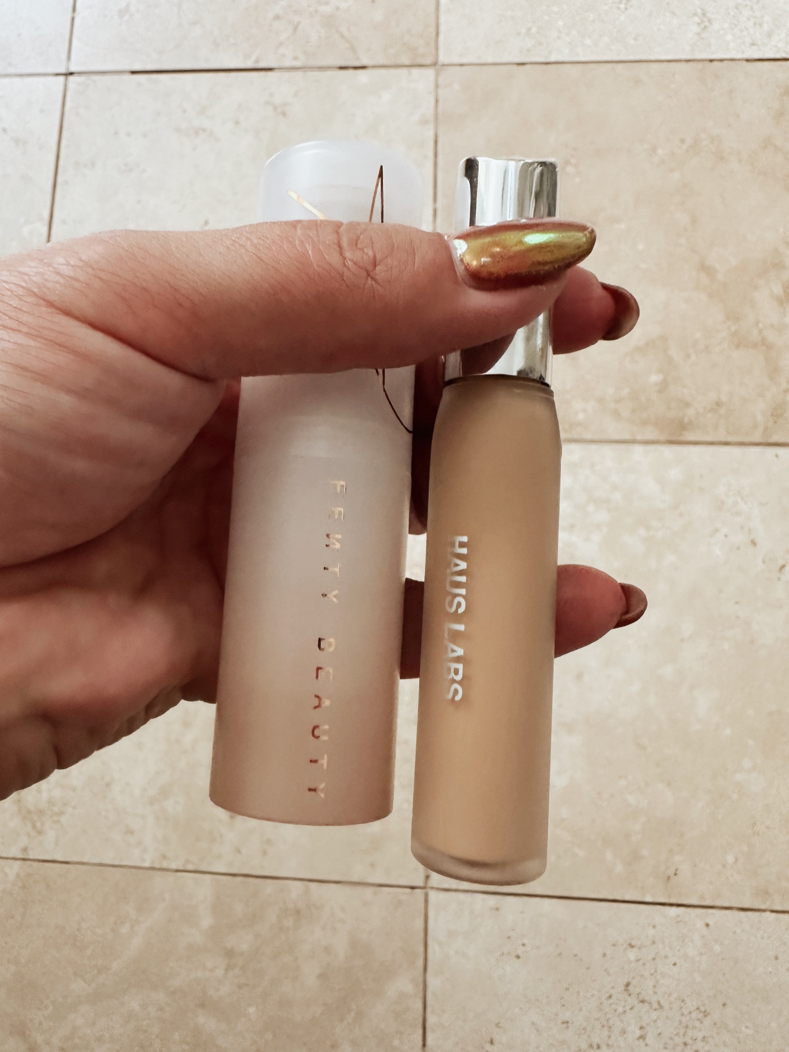 ashley’s latest makeup obsessions. the Fenty blur and smooth stick is the most perfect product for no makeup makeup days. I’m in shade 9. and the haus labs concealer is absolutely amazing! shade 24 light medium neutral  

#LTKbeauty