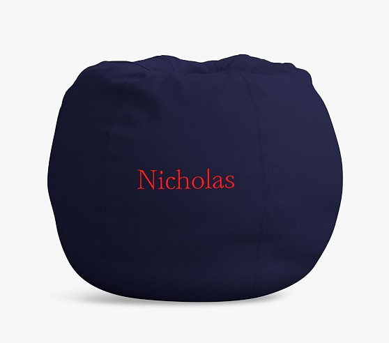 Anywhere Beanbag™, Navy Twill | Pottery Barn Kids
