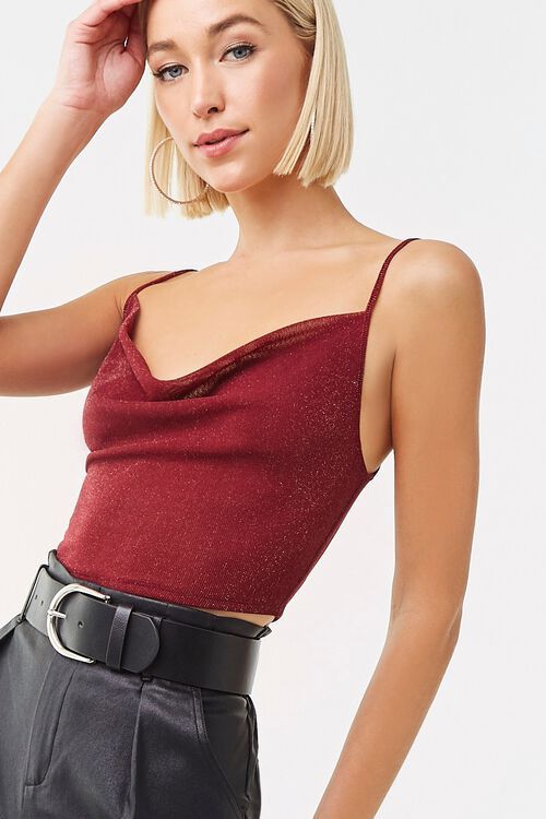 Glittered Cropped Cami | Forever 21 (US)