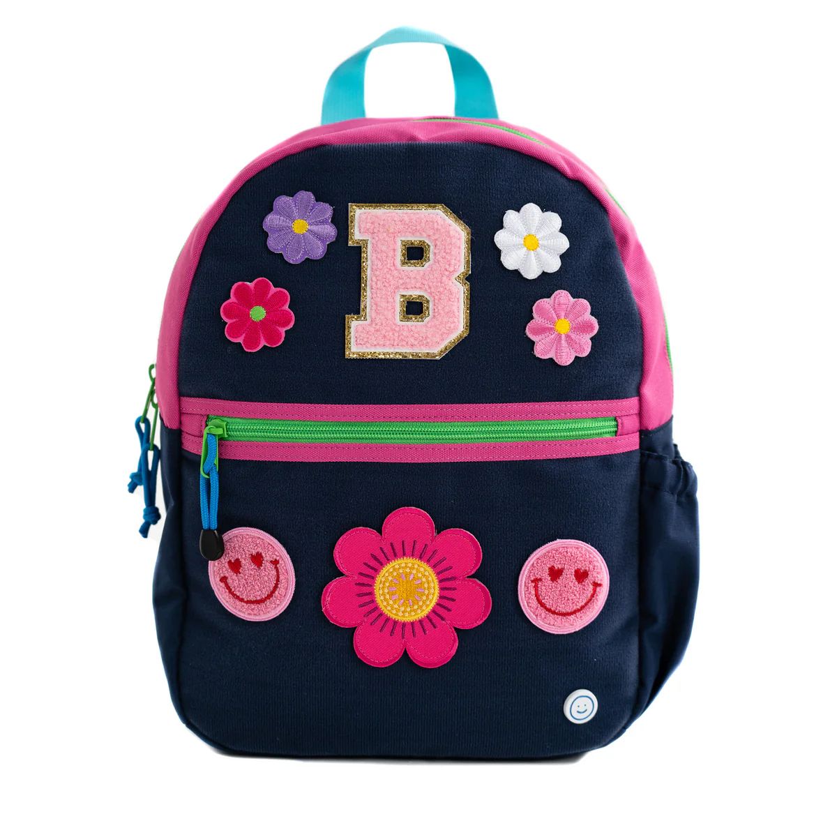 Small Becco Backpack - Kids Sport Navy/Magenta | Becco Bags