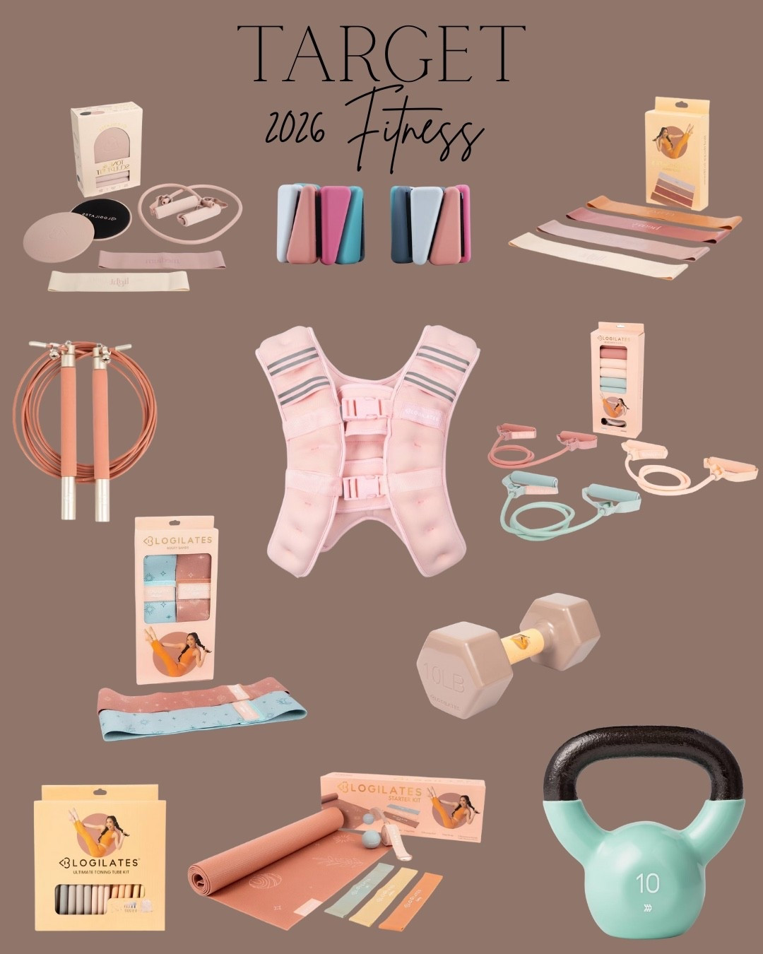 Fitness but make it cute! 

Target fitness is on sale now. Reach those 2026 fitness goals and New Year’s resolution 

#LTKActive #LTKHome #LTKFindsUnder50