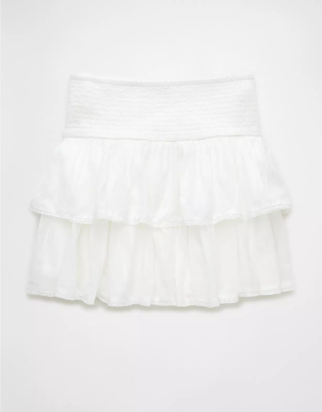 AE High-Waisted Tiered Mini Skort | American Eagle Outfitters (US & CA)